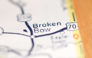 Broken Bow OK History map.