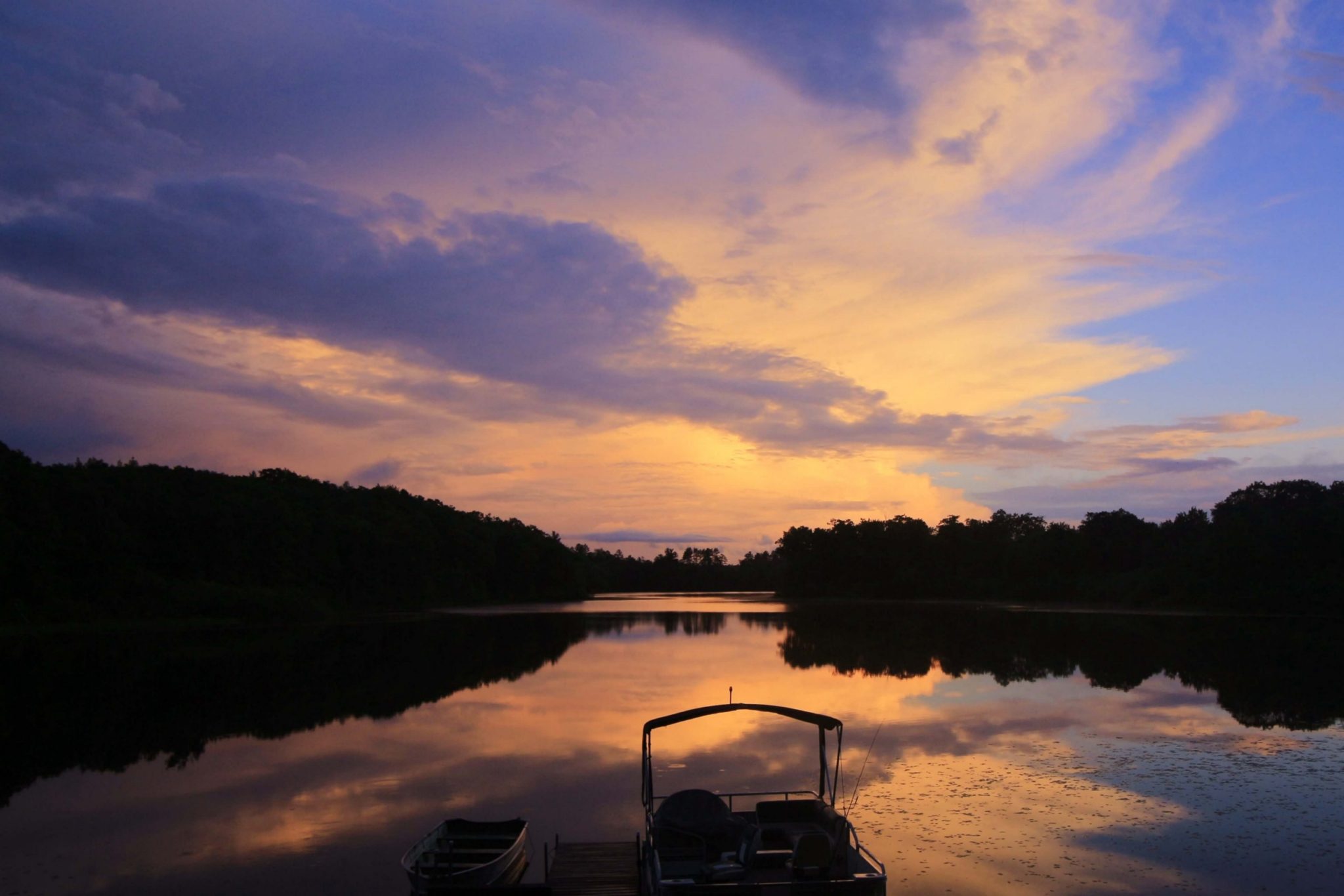 Things To Do At Night over Broken Bow Lake.